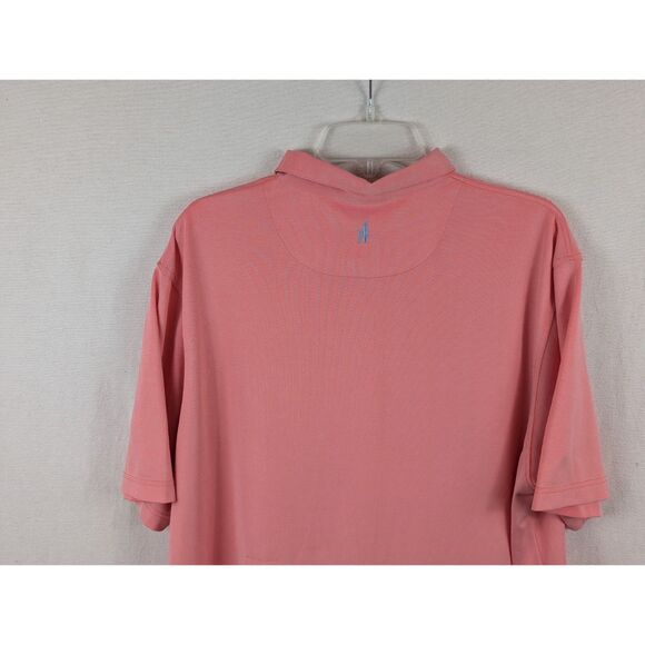 Johnnie-O Mashie Prep-Performance Polo Shirt Pink/Salmon Men's Size 2XL/XXL - Picture 9 of 14